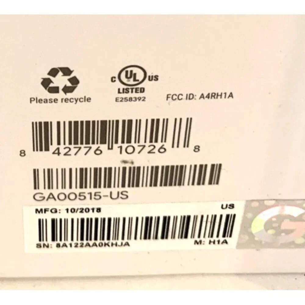 Lot of 2 Empty Google Boxes 1 Home Hub 1 Nest Cam Outdoor w/Manuals Pristine